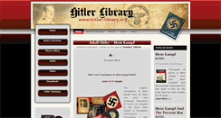 Desktop Screenshot of hitler-library.org