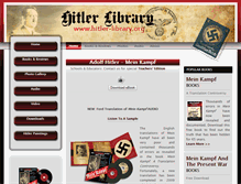 Tablet Screenshot of hitler-library.org